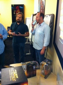 Dr. Greg Zeschuk and Rob Cowles from LucasArts